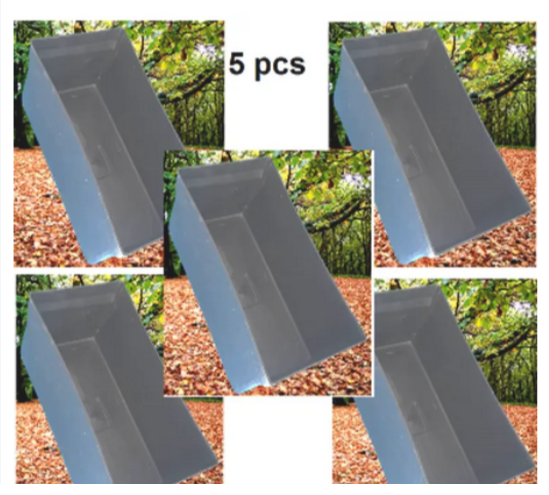 Picture of Plastic Rectangular Tub 5 pcs(14.5 Inchi Long 7Inchi Height 7Inch Wide)