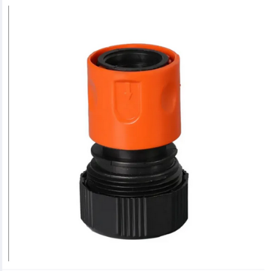 Picture of 3/4 inch Plastic High Pressure Garden Water Hose Quick Connector with Aqua Water Adaptor