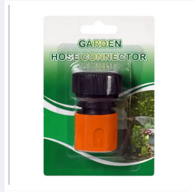 Picture of 3/4 inch Plastic High Pressure Garden Water Hose Quick Connector with Aqua Water Adaptor