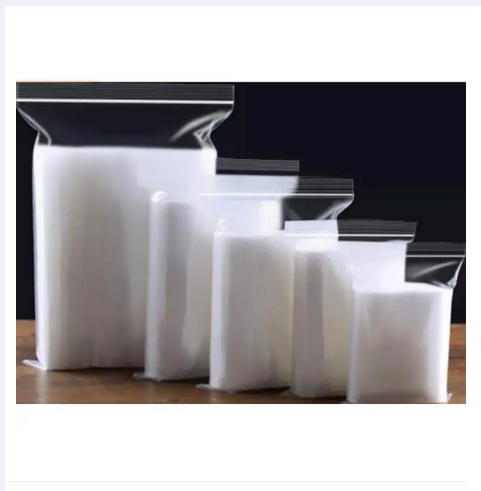 Picture of Zipper Bag-Transparent PE clear zip lock plastic bag for candy dry food(8/12cm)100pc pack