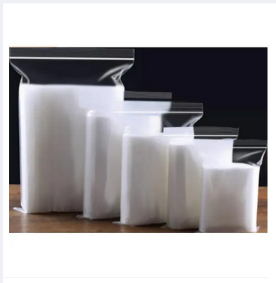 Picture of Zipper Bag-Transparent PE clear zip lock plastic bag for candy dry food(8/12cm)100pc pack