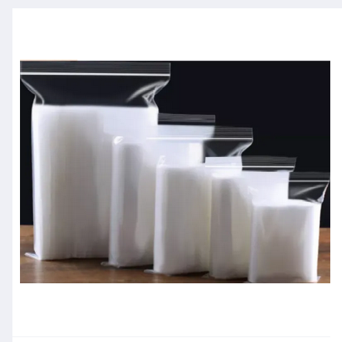 Picture of Zipper Bag-Transparent PE clear zip lock plastic bag for candy dry food(8/12cm)100pc pack
