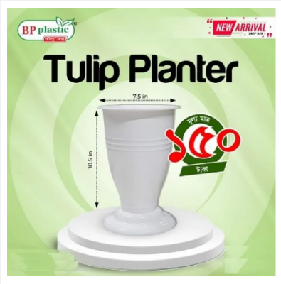 Picture of Tulip Planter 2 Pcs White