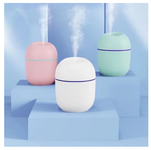 Picture of Portable Mini Air Humidifier 250ml Micro Atomizer USB Cold Fog Atomizer with Lamp