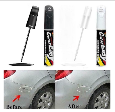 Picture of Car Scratch Remover Touch Up Paint Pen for Cars(White), Automotive Car Paint Pen, 2 IN 1 Car Paint Scratch Repair for Deep Scratches, Special-Purpose White Car Paint Universal Color