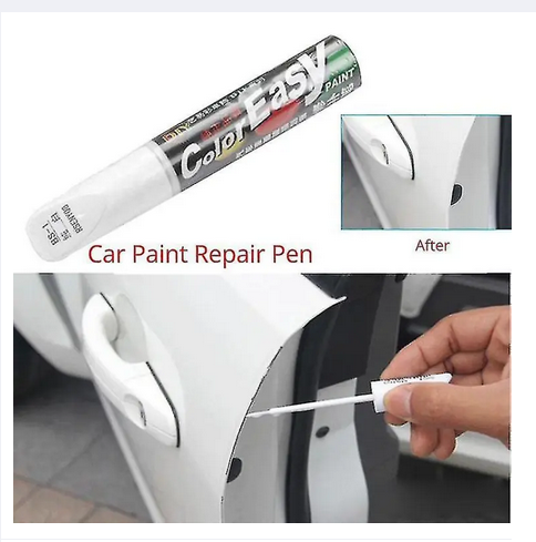 Picture of Car Scratch Remover Touch Up Paint Pen for Cars(White), Automotive Car Paint Pen, 2 IN 1 Car Paint Scratch Repair for Deep Scratches, Special-Purpose White Car Paint Universal Color