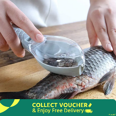 Picture of Fish Scraper,Fish Scaler Sawtooth Scale Descaler Scraper Cleaner Fish Scales Brush Shaver Remover Scale Knife Peeler Skin Peeler Fish Tools Kitchen Gadge