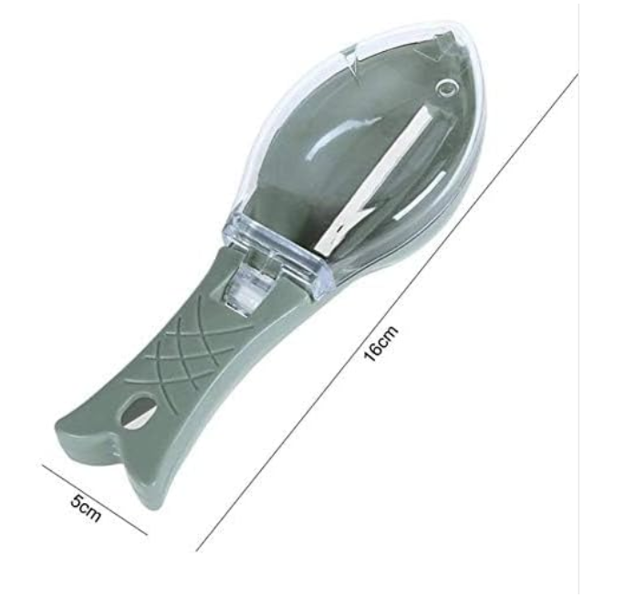 Picture of Fish Scraper,Fish Scaler Sawtooth Scale Descaler Scraper Cleaner Fish Scales Brush Shaver Remover Scale Knife Peeler Skin Peeler Fish Tools Kitchen Gadge