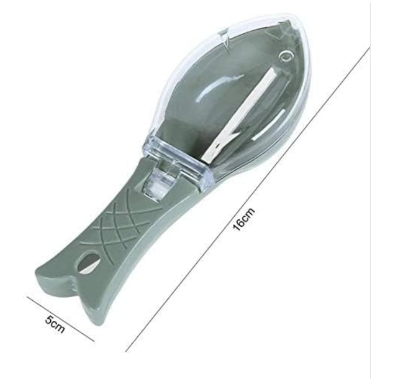 Picture of Fish Scraper,Fish Scaler Sawtooth Scale Descaler Scraper Cleaner Fish Scales Brush Shaver Remover Scale Knife Peeler Skin Peeler Fish Tools Kitchen Gadge