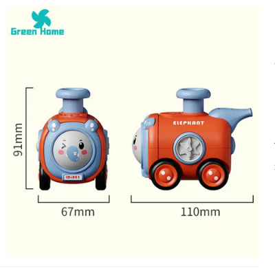 Picture of Baby Train Toy Baby Train Toy Whistleless Press-and-go Mini Vehicle Lovely Cartoon Animal Slide Car Boys Girls Gift Rotate Face Toy -1 PCS