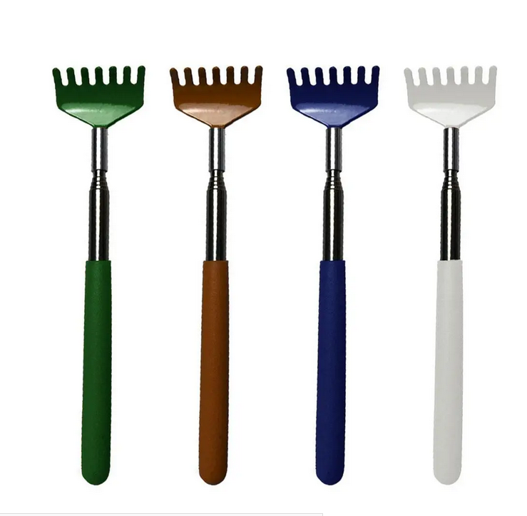 Picture of Portable Extendable Telescopic Metal Backscratcher/Back Scratcher in Green