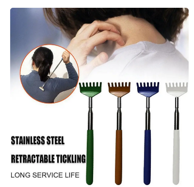 Picture of Portable Extendable Telescopic Metal Backscratcher/Back Scratcher in Green