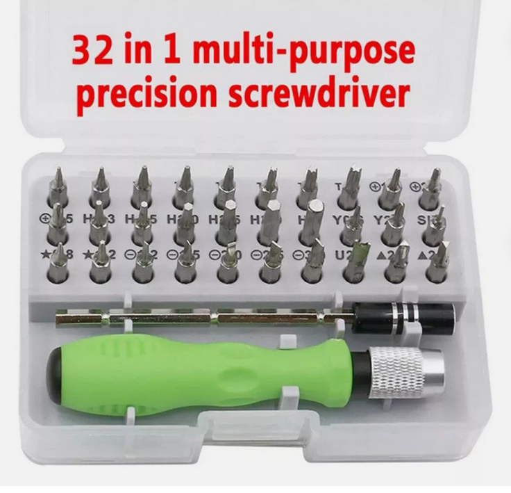 Picture of 32 In1 Precision Screwdriver Set Repair Tool Screw Driver Set For Household Phone Computer Laptop Micro Kit Repair Tool