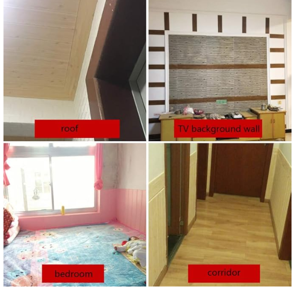 Picture of 3D Wallpaper Self Adhesive Woodr Grain Wall Sticker Soft Package Kindergarten Walls Decoration Waterproof Foam Wall Sticker C 70CMX70CM