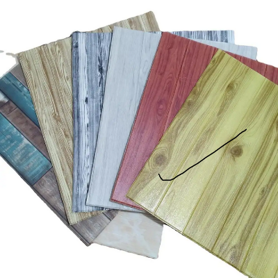 Picture of 3D Wall Panels, 3D Imitation Wood Grain Street Brick Wallpaper, PVC Wallpaper, Brick for Living Room/TV Background Wall/Hotel, 70 x 70 cm (Size : 1 pcs)