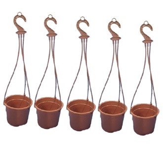 Picture of 5 inch Bp Round planter Hanging flower tub-( 10 pcs)