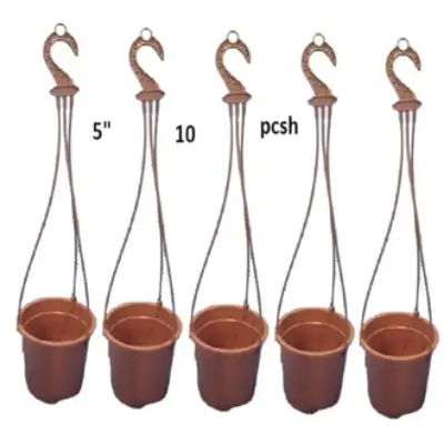Picture of 5 inch Bp Round planter Hanging flower tub-( 10 pcs)