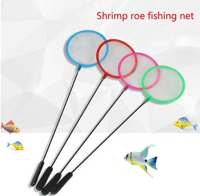 Picture of Aquarium Fish Net   Cleaner Net Fish Tank Filter Nets High Density Fish Tank Mesh Nets, with Plastic Handle  Diamete