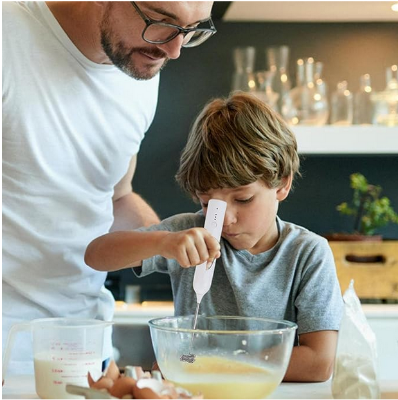 Picture of Portable Electric Hand Mixer With Stainless Steel Whisk Beater Attachments Lightweight Blender For  & Cooking Milk Foam Maker