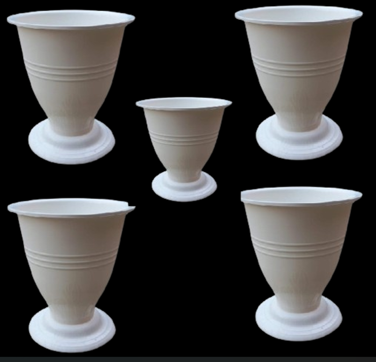 Picture of Tulip Planter( 5 Pcs  Set White )