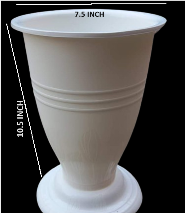 Picture of Tulip Planter( 5 Pcs  Set White )