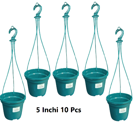 Picture of Round Planter Hanging  flower tub ( 5 inch - 10 pcs )