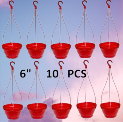 Picture of Bp Hanging flower round tub ( 6 inch - 10 pcs -set)