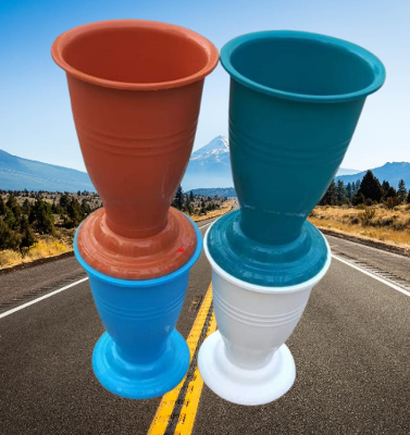 Picture of Tulip Planter with tray( 4 Pcs  Set MIX COLER )