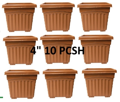 Picture of 4 Inch Khandani Square Planter  (10 pcs )