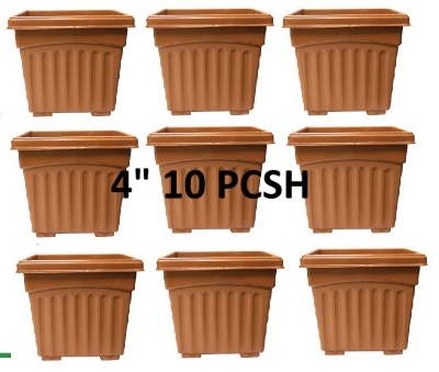 Picture of 4 Inch Khandani Square Planter  (10 pcs )