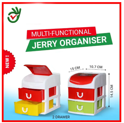 Picture of Multipurpose Clutter Solution,Organiser box (2 Drower)