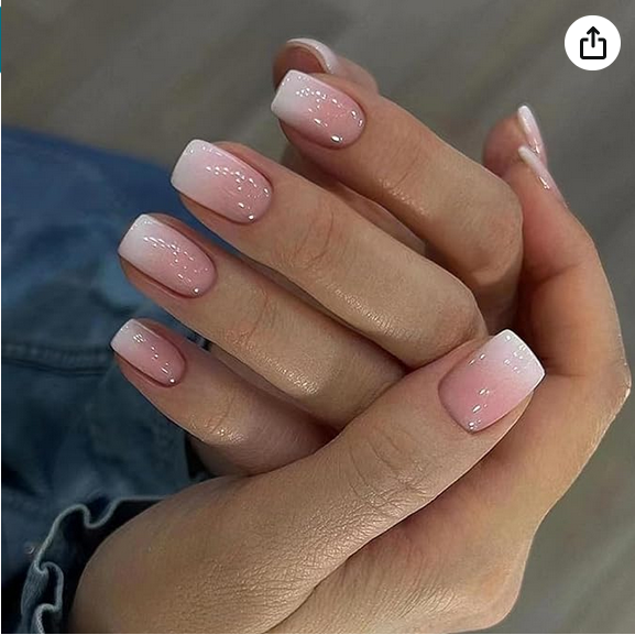 Picture of 24pcs With Glue Fake nails With Design False nails Wearable press on nails stylish pattern Artificial nails Full Cover nail art