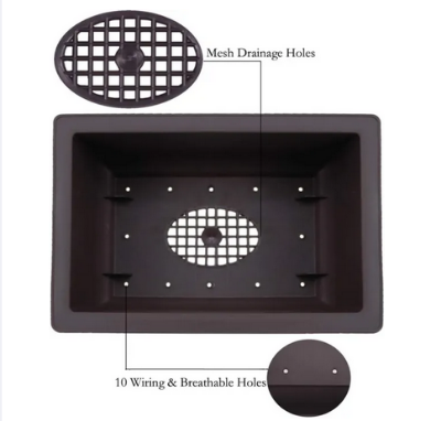 Picture of Bonsai Training Pots 3 Pcs(6 Inchi) With Tray-Premium Plant Pot, Flower Succulent Bonsai Pots Container for Garden, Yard, Office, Balcony, Home Decorative, Indoor, Outdoor