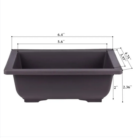 Picture of Bonsai Training Pots 3 Pcs(6 Inchi) With Tray-Premium Plant Pot, Flower Succulent Bonsai Pots Container for Garden, Yard, Office, Balcony, Home Decorative, Indoor, Outdoor