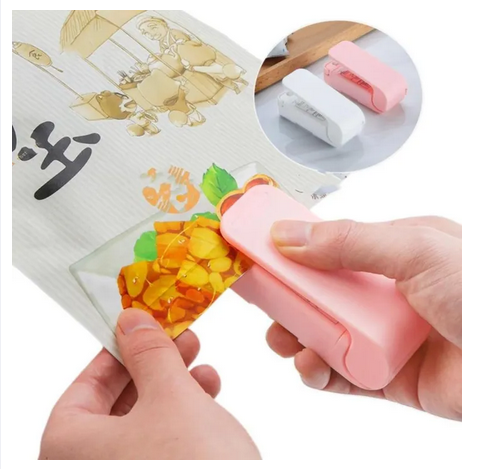 Picture of Portable Mini Sealing Machine, Mini Bag Sealer Handheld Heat Vacuum Sealer, Household Sealing Machine Heat Sealer Capper For Plastic Bags