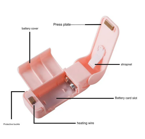 Picture of Portable Mini Sealing Machine, Mini Bag Sealer Handheld Heat Vacuum Sealer, Household Sealing Machine Heat Sealer Capper For Plastic Bags