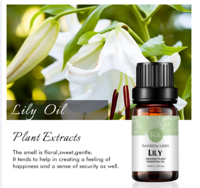 Picture of Lily Essential Oil,100% Pure Oil for Diffuser, Massage - 10ml