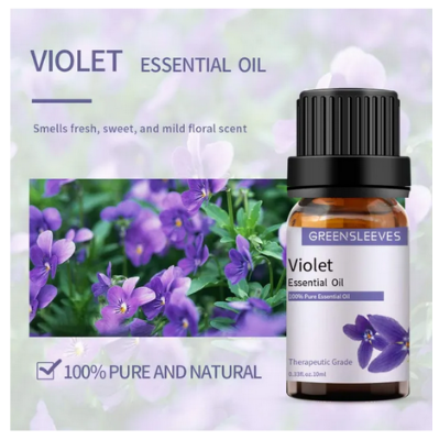 Picture of Violet Essential Oil Set, Pure Violet Aromatherapy Oils for Diffuser, Humidifier - 10ml