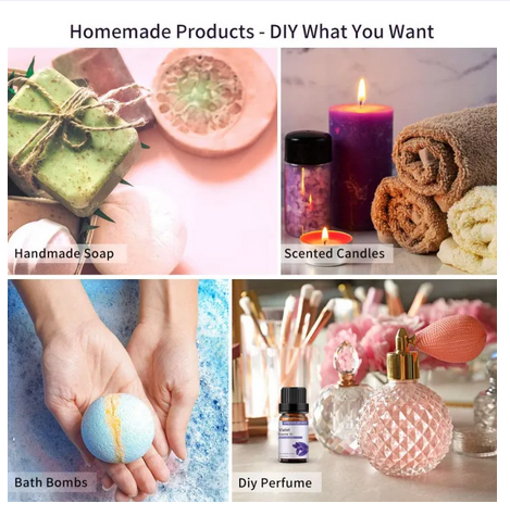 Picture of Violet Essential Oil Set, Pure Violet Aromatherapy Oils for Diffuser, Humidifier - 10ml