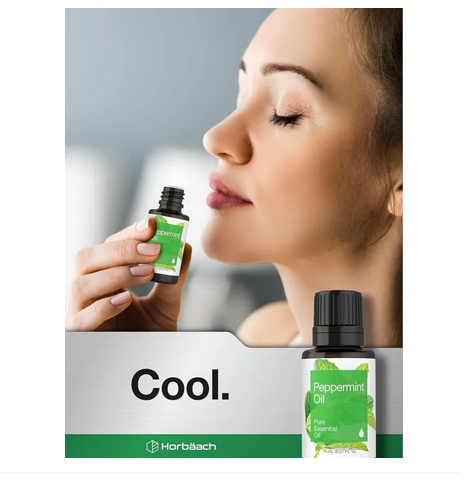 Picture of Peppermint Essential Oil Peppermint Essential Oil For Aromatherapy & Diffuser 10ml