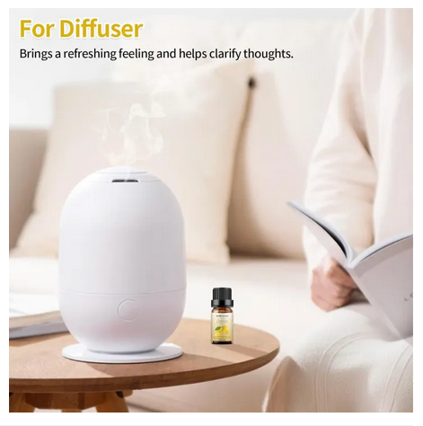 Picture of Essential Oils 10ML Pure & Natural Organic Lemon Essential Oil for Aromatherapy Diffuser, Bath, Lemon Aromatherapy Oil