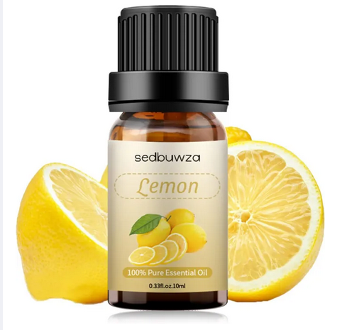 Picture of Essential Oils 10ML Pure & Natural Organic Lemon Essential Oil for Aromatherapy Diffuser, Bath, Lemon Aromatherapy Oil