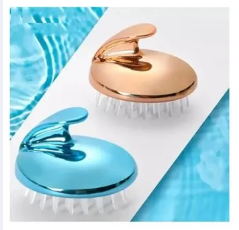 Picture of Scalp massager Shampoo Brush Head massager for Men & Women Removes dandruff Controls Hair Fall | Soft Silicone massage brush