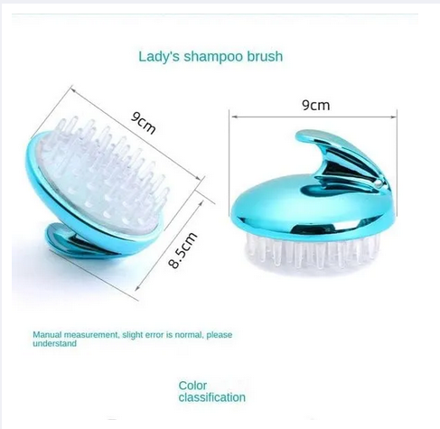 Picture of Scalp massager Shampoo Brush Head massager for Men & Women Removes dandruff Controls Hair Fall | Soft Silicone massage brush