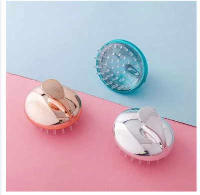 Picture of Scalp massager Shampoo Brush Head massager for Men & Women Removes dandruff Controls Hair Fall | Soft Silicone massage brush