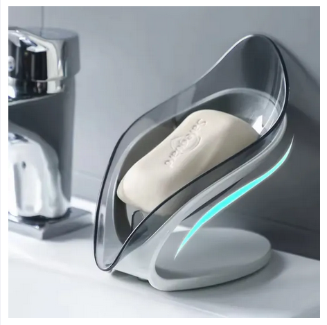 Picture of Self Draining Soap Tray Box Bathroom Soap Dish Kitchen Sponge Holder