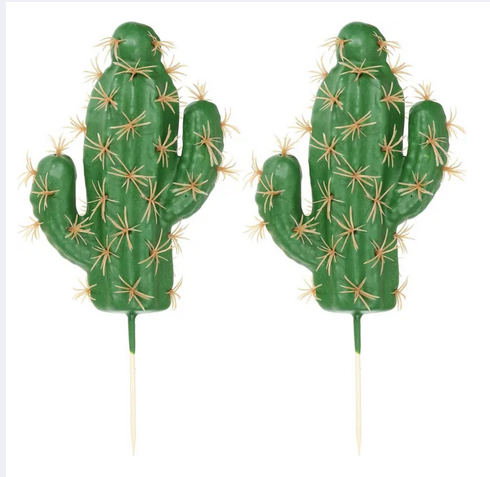 Picture of Artificial Succulents Plants Cactus Decor Unpotted Fake Cactus Plant Bulk for Indoor Home Decoration, Green