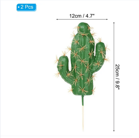 Picture of Artificial Succulents Plants Cactus Decor Unpotted Fake Cactus Plant Bulk for Indoor Home Decoration, Green