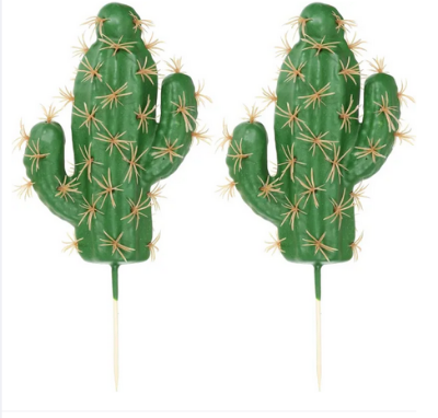 Picture of Artificial Succulents Plants Cactus Decor Unpotted Fake Cactus Plant Bulk for Indoor Home Decoration, Green