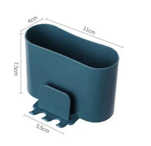 Picture of Wall mounted bathroom organizer 1 pcs for tooth paste and tooth brush